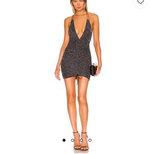 Super down Alana Mini Dress Black